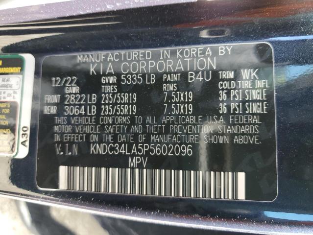 KNDC34LA5P5602096 - 2023 KIA EV6 LIGHT BLUE photo 13