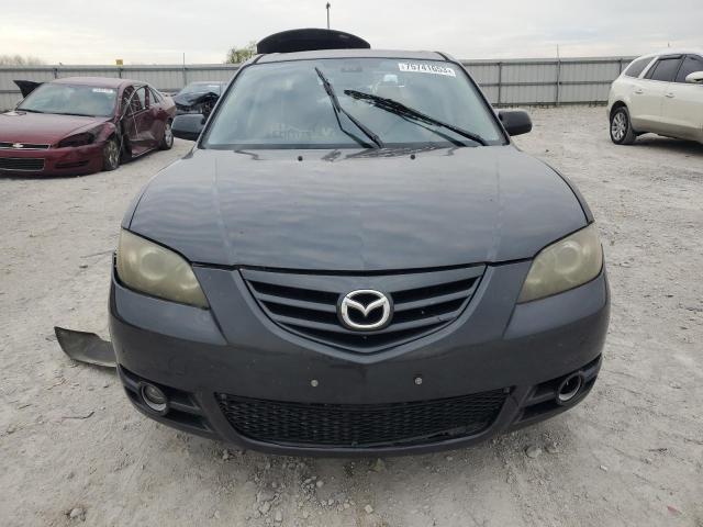 JM1BK123X51266269 - 2005 MAZDA 3 S GRAY photo 5