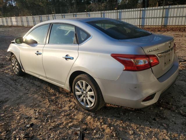 3N1AB7AP7KY344682 - 2019 NISSAN SENTRA S SILVER photo 2