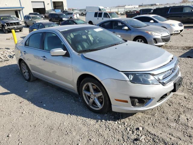 3FAHP0JA2CR415014 - 2012 FORD FUSION SEL SILVER photo 4