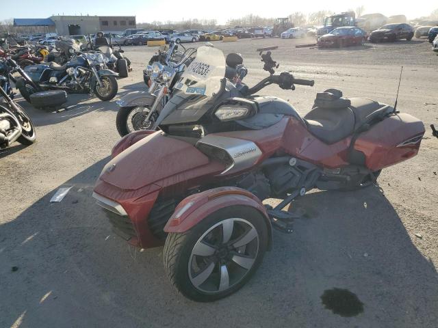 2BXREDD23GV003588 - 2016 CAN-AM SPYDER ROA F3-T RED photo 2