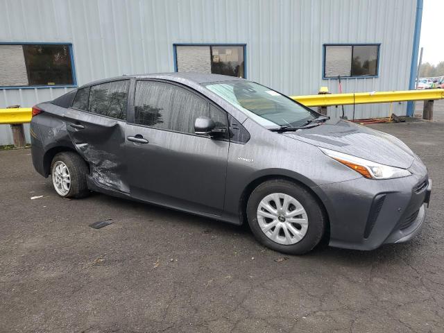 JTDKARFU3L3120446 - 2020 TOYOTA PRIUS L GRAY photo 4