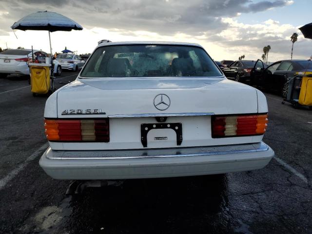 WDBCA35E8MA557060 - 1991 MERCEDES-BENZ 420 SEL WHITE photo 6