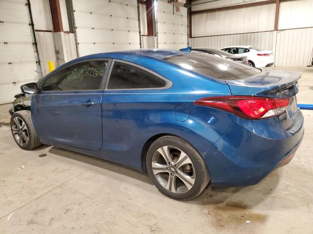 KMHDH6AH4EU024640 - 2014 HYUNDAI ELANTRA CO GS BLUE photo 2