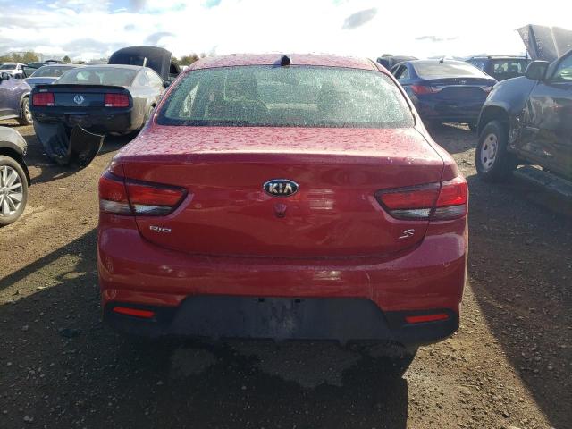 3KPA24ADXLE354983 - 2020 KIA RIO LX RED photo 6