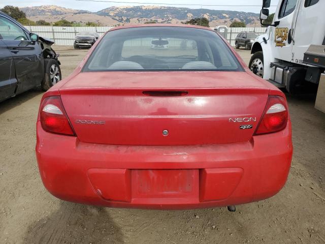 1B3ES56C45D180261 - 2005 DODGE NEON SXT RED photo 6