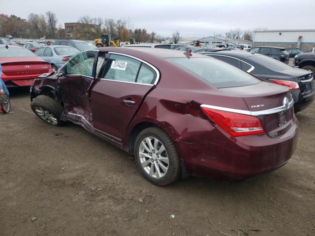 1G4GA5GR2EF282025 - 2014 BUICK LACROSSE MAROON photo 2