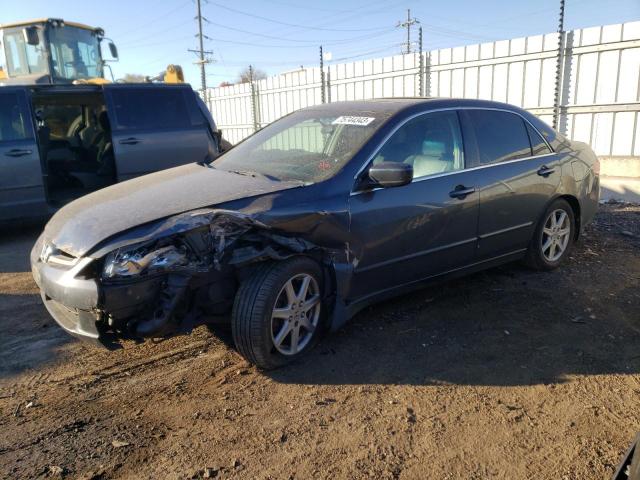 1HGCM66584A060343 - 2004 HONDA ACCORD EX GRAY photo 1