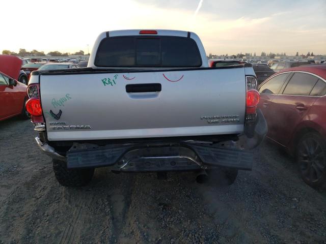 5TEJU62N05Z084333 - 2005 TOYOTA TACOMA DOUBLE CAB PRERUNNER SILVER photo 6