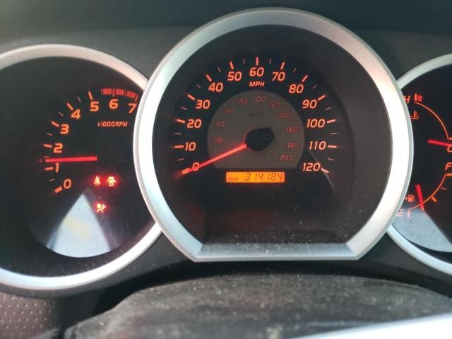 5TEJU62N05Z084333 - 2005 TOYOTA TACOMA DOUBLE CAB PRERUNNER SILVER photo 9