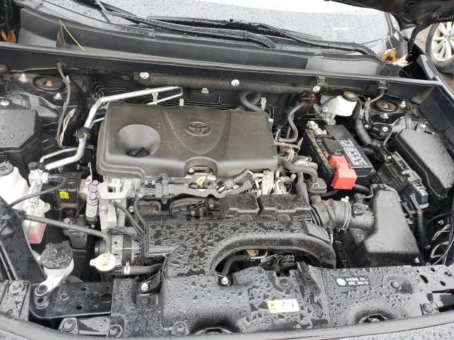 2T3P1RFV3KW047136 - 2019 TOYOTA RAV4 XLE BLACK photo 12