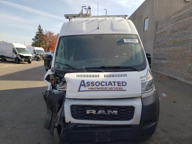 3C6TRVCG2KE524602 - 2019 RAM PROMASTER 2500 HIGH WHITE photo 5