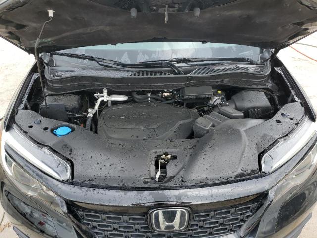 5FNYF7H54MB000021 - 2021 HONDA PASSPORT EXL BLACK photo 12