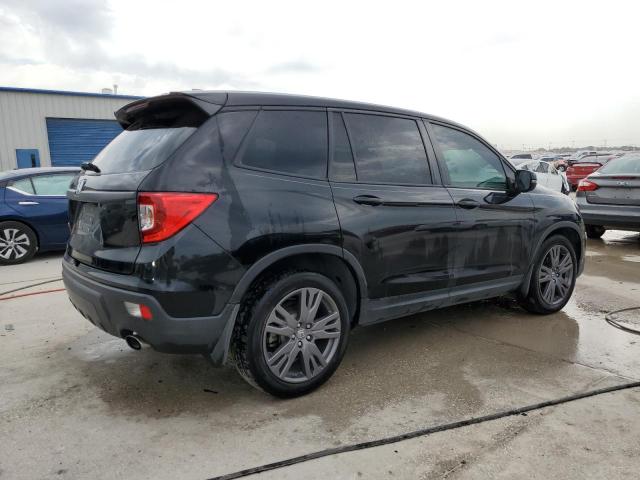 5FNYF7H54MB000021 - 2021 HONDA PASSPORT EXL BLACK photo 3