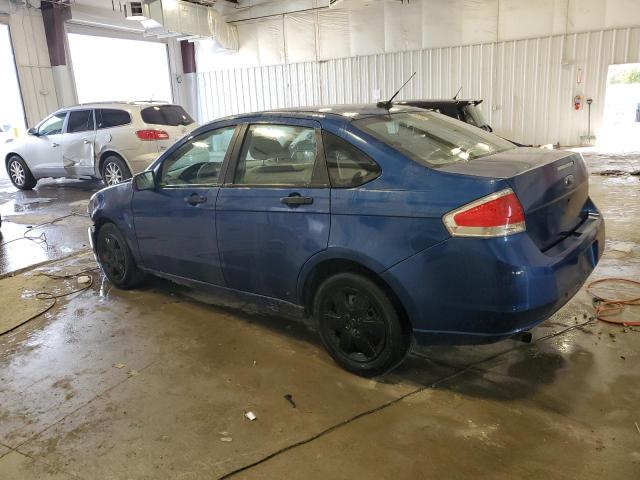 1FAHP34N98W231211 - 2008 FORD FOCUS S/SE BLUE photo 2