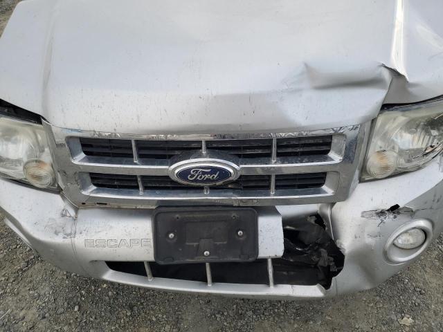 1FMCU0DG7AKA80245 - 2010 FORD ESCAPE XLT SILVER photo 12