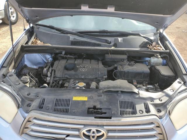 JTEDA41A492004563 - 2009 TOYOTA HIGHLANDER BLUE photo 12