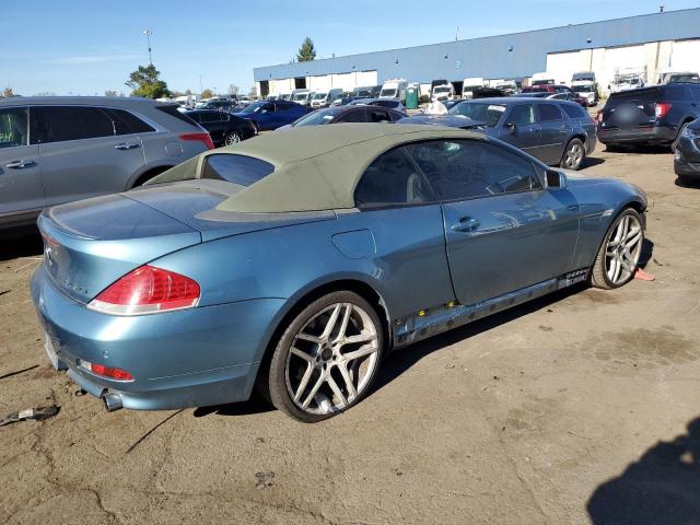 WBAEK73414B321348 - 2004 BMW 645 CI AUTOMATIC BLUE photo 3