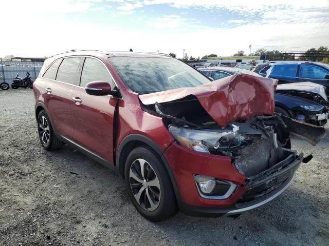 5XYPH4A51GG045106 - 2016 KIA SORENTO EX RED photo 4