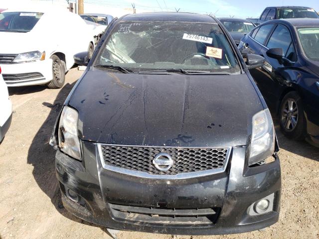 3N1AB6AP6CL752499 - 2012 NISSAN SENTRA 2.0 BLACK photo 5