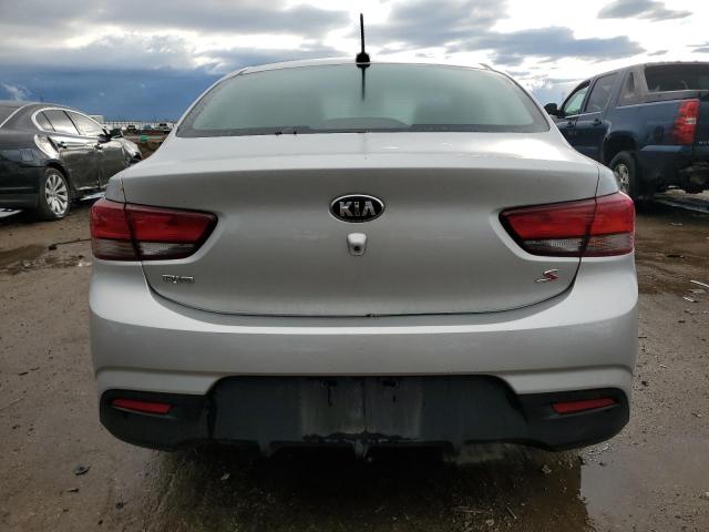 3KPA24AB8KE213889 - 2019 KIA RIO S SILVER photo 6