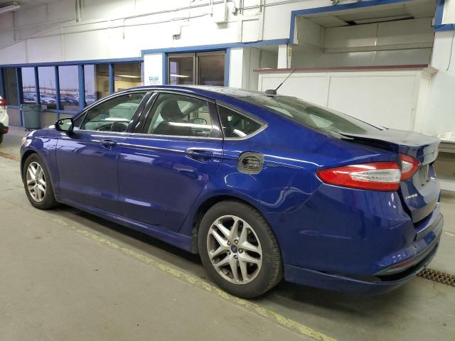 3FA6P0H76FR264961 - 2015 FORD FUSION SE BLUE photo 2