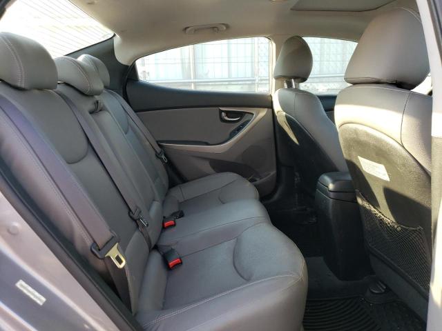 KMHDH4AE7DU692909 - 2013 HYUNDAI ELANTRA GLS SILVER photo 10