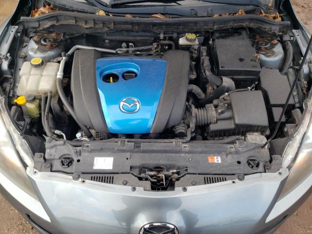 JM1BL1L71C1655765 - 2012 MAZDA 3 I TEAL photo 11