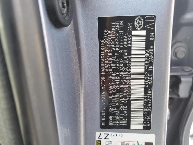 2T1KR32E07C632764 - 2007 TOYOTA COROLLA MA XR BLUE photo 12