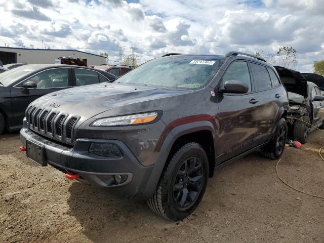 1C4PJMBB2JD506327 - 2018 JEEP CHEROKEE TRAILHAWK Boz foto 1