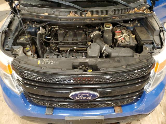 1FM5K8AR0DGC64050 - 2013 FORD EXPLORER POLICE INTERCEPTOR 蓝色 照片 12