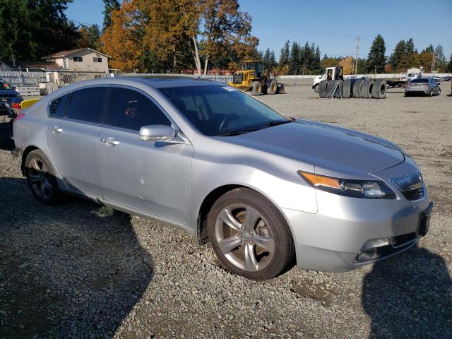 19UUA8F57DA008646 - 2013 ACURA TL TECH SILVER photo 4