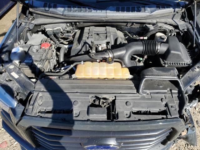 1FTEX1EP1GFB24704 - 2016 FORD F150 SUPER CAB GRAY photo 11