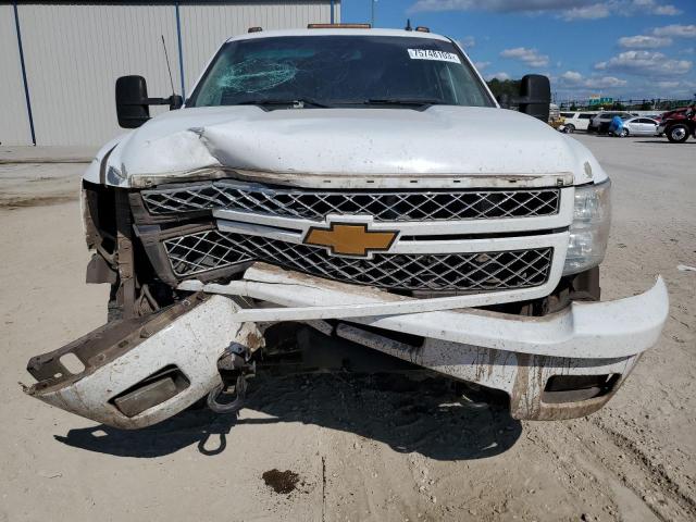 1GC1KXC85EF162400 - 2014 CHEVROLET SILVERADO K2500 HEAVY DUTY LT WHITE photo 5