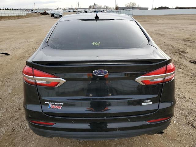 3FA6P0HD3LR198807 - 2020 FORD FUSION SE BLACK photo 6