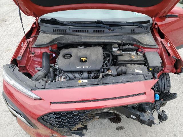 KM8K2CAA8MU681577 - 2021 HYUNDAI KONA SEL RED photo 12