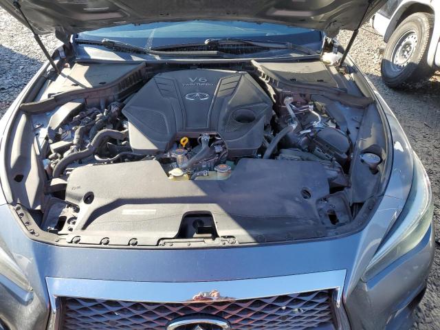 JN1EV7AR8KM551174 - 2019 INFINITI Q50 LUXE GRAY photo 11