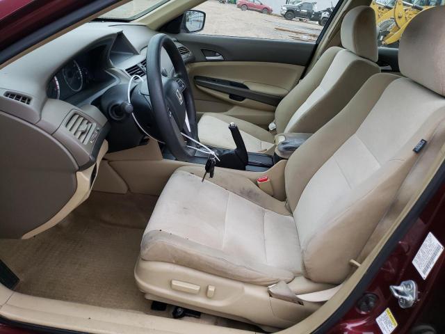 1HGCP26478A135448 - 2008 HONDA ACCORD LXP MAROON photo 7