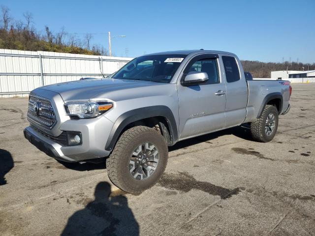 5TFSZ5AN5GX010448 - 2016 TOYOTA TACOMA ACCESS CAB ვერცხლისფერი ფოტო 1