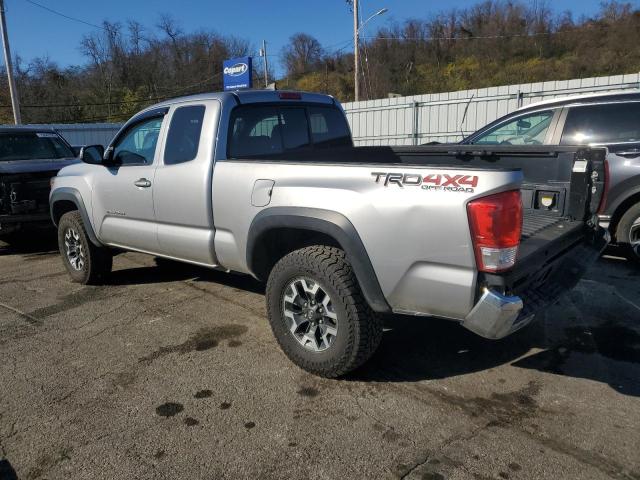 5TFSZ5AN5GX010448 - 2016 TOYOTA TACOMA ACCESS CAB ვერცხლისფერი ფოტო 2