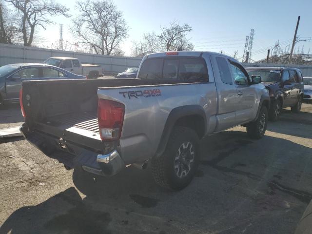 5TFSZ5AN5GX010448 - 2016 TOYOTA TACOMA ACCESS CAB ვერცხლისფერი ფოტო 3