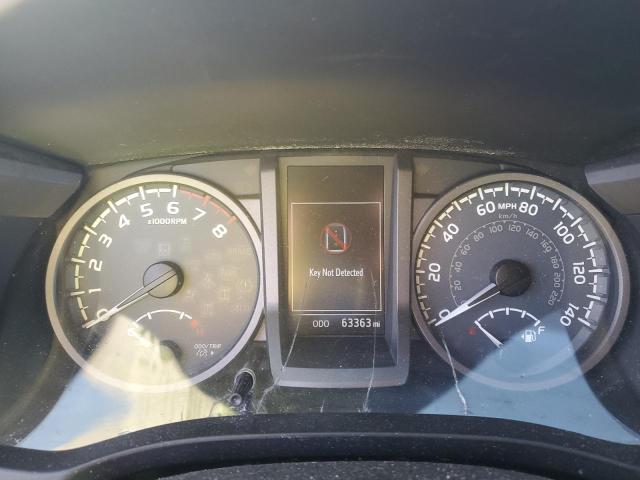 5TFSZ5AN5GX010448 - 2016 TOYOTA TACOMA ACCESS CAB ვერცხლისფერი ფოტო 9