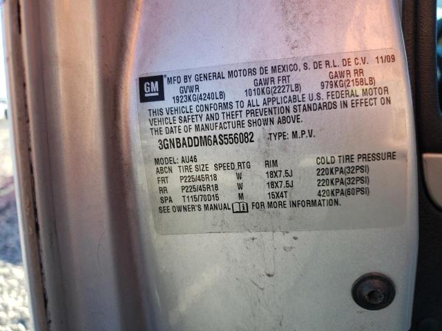 3GNBADDM6AS556082 - 2010 CHEVROLET HHR SS 银色 照片 12