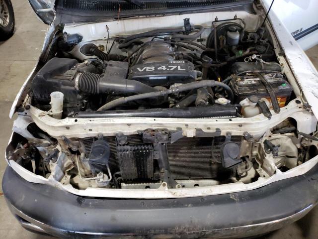5TBRT34111S182902 - 2001 TOYOTA TUNDRA ACCESS CAB თეთრი ფოტო 11