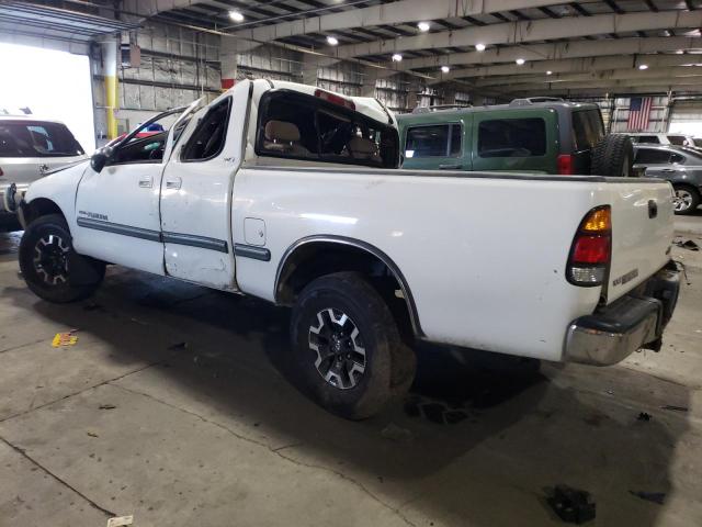 5TBRT34111S182902 - 2001 TOYOTA TUNDRA ACCESS CAB თეთრი ფოტო 2