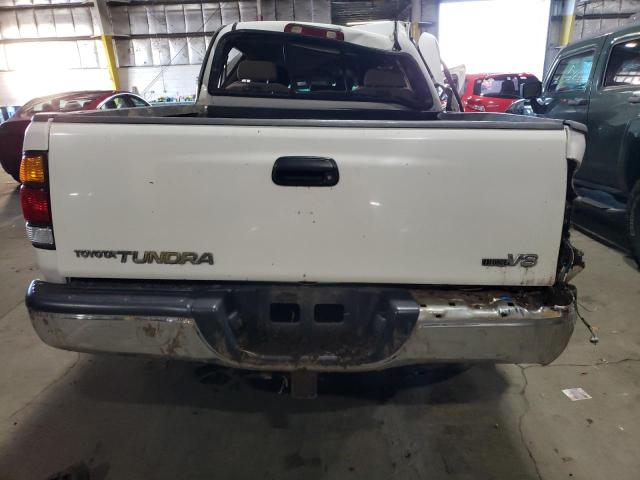 5TBRT34111S182902 - 2001 TOYOTA TUNDRA ACCESS CAB WHITE photo 6