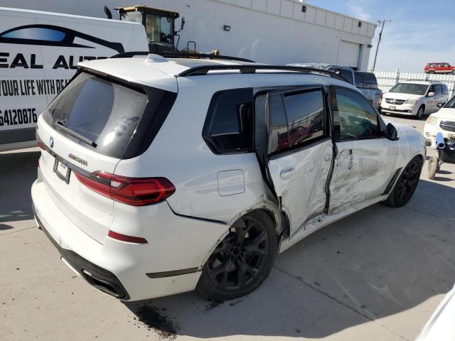 5UXCX6C09LLE35708 - 2020 BMW X7 M50I WHITE photo 3