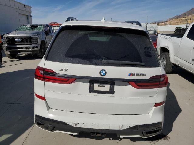 5UXCX6C09LLE35708 - 2020 BMW X7 M50I WHITE photo 6