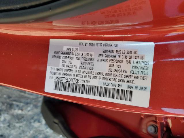 JM3TCBEY5L0417706 - 2020 MAZDA CX-9 SIGNATURE RED photo 13