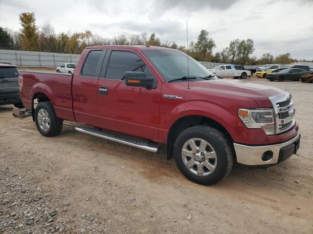 1FTFX1CF4EKF76570 - 2014 FORD F150 SUPER CAB MAROON photo 4